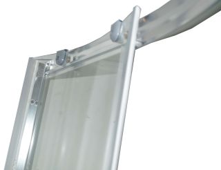 Душевой уголок Parly Z9111 с поддоном 90x90см хром